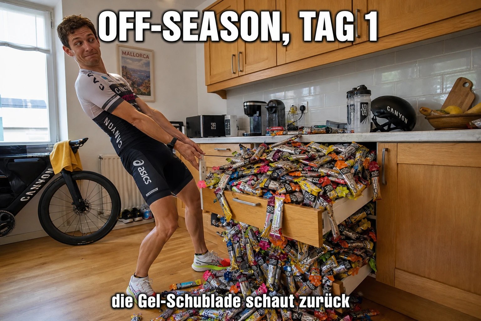 strongerlab Meme: OFF-SEASON, TAG 1 – die Gel-Schublade schaut zurück